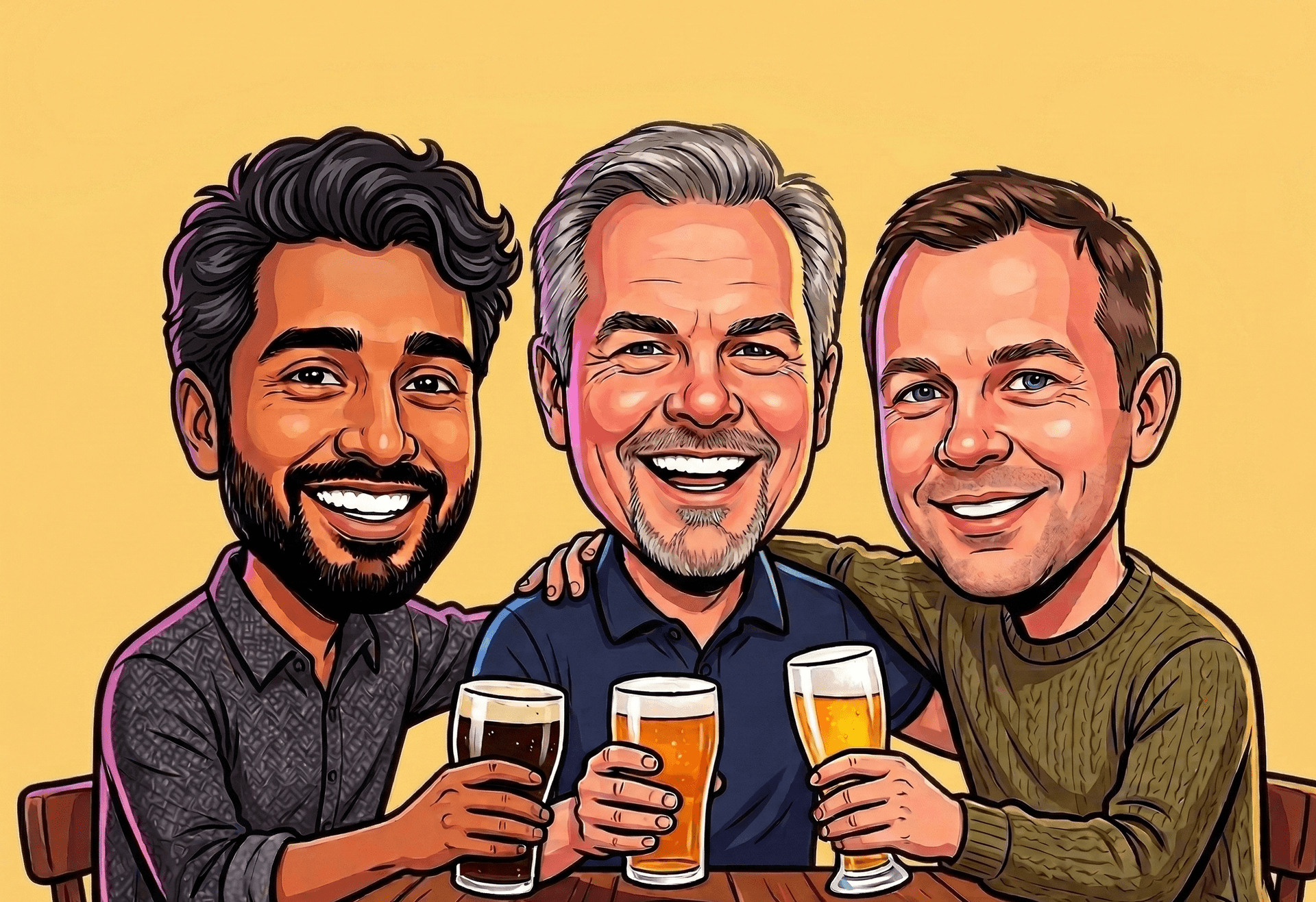 Pratik, Ron, and Dmitri